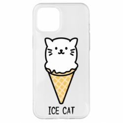 Чехол для iPhone 12 Pro Max Ice Cat - PrintSalon