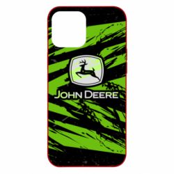 Чохол для iPhone 12 Pro Max John Deere and green background - PrintSalon