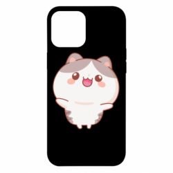 Чехол для iPhone 12 Pro Max Котик обнимает тебя - PrintSalon