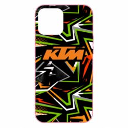 Чохол для iPhone 12 Pro Max KTM orange logo - PrintSalon