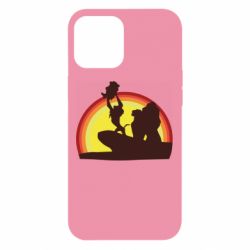 Чохол для iPhone 12 Pro Max Lion king silhouette - PrintSalon