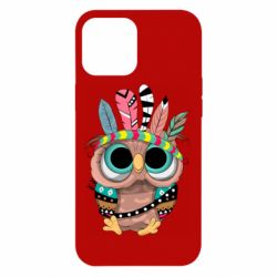 Чехол для iPhone 12 Pro Max Little owl with feathers - PrintSalon