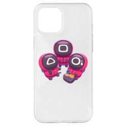 Чехол для iPhone 12 Pro Max Милые солдаты из игры в кальмара - PrintSalon