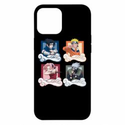 Чехол для iPhone 12 Pro Max Naruto team 7 in action - PrintSalon