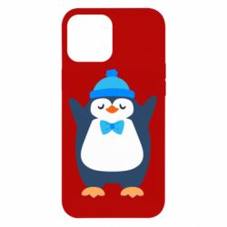 Чехол для iPhone 12 Pro Max Penguin in a hat - PrintSalon