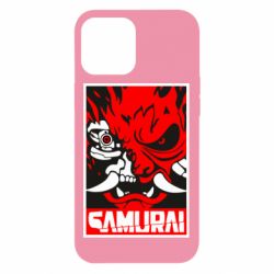 Чехол для iPhone 12 Pro Max Poster samurai Cyberpunk - PrintSalon