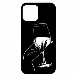 Чехол для iPhone 12 Pro Max Рука с бокалом - PrintSalon