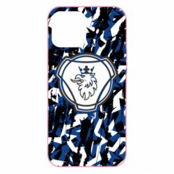 Чохол для iPhone 12 Pro Max Scania logo and grunge - PrintSalon