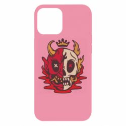 Чехол для iPhone 12 Pro Max Skull face - PrintSalon