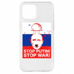 Чехол для iPhone 12 Pro Max STOP PUTIN - PrintSalon