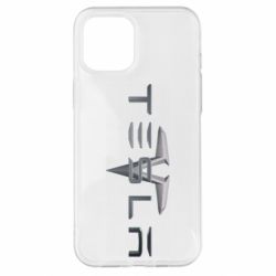 Чехол для iPhone 12 Pro Max Tesla Car logo - PrintSalon