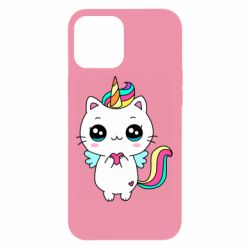 Чехол для iPhone 12 Pro Max The cat is unicorn - PrintSalon
