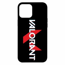 Чехол для iPhone 12 Pro Max Valorant glitsh logo - PrintSalon