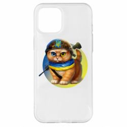 Чехол для iPhone 12 Pro Max Военный котик - PrintSalon