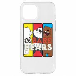 Чехол для iPhone 12 Pro Max We bare bears collage - PrintSalon