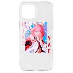 Чехол для iPhone 12 Pro Max Yae Miko art - PrintSalon