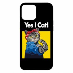 Чехол для iPhone 12 Pro Max Yes I Cat - PrintSalon
