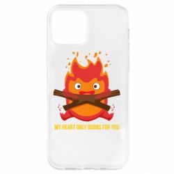 Чехол для iPhone 12 Pro MY HEART ONLY  BURNS FOR YOU - PrintSalon