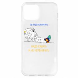 Чехол для iPhone 12 Pro Не надо нервничать! Ким - PrintSalon