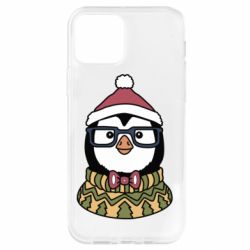Чехол для iPhone 12 Pro New Year's Penguin - PrintSalon