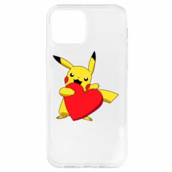Чехол для iPhone 12 Pro Pikachu Heart - PrintSalon