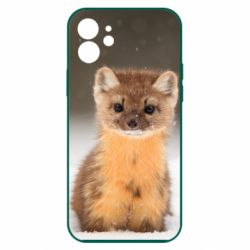 Чехол для iPhone 12 Pro Пушистая куница - PrintSalon