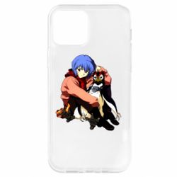 Чехол для iPhone 12 Pro Rei Ayanami and Pen Pen - PrintSalon