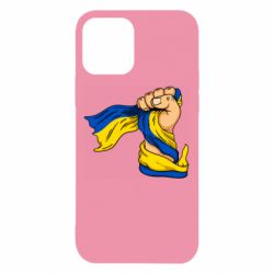 Чехол для iPhone 12 Pro Рука с украинским флагом - PrintSalon