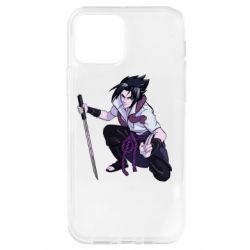 Чехол для iPhone 12 Pro Sasuke with katana - PrintSalon
