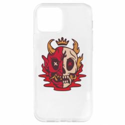 Чехол для iPhone 12 Pro Skull face - PrintSalon
