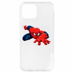Чехол для iPhone 12 Pro Spiderman and jump - PrintSalon
