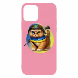 Чехол для iPhone 12 Военный котик - PrintSalon
