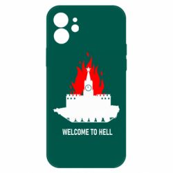 Чехол для iPhone 12 Welcome to Hell - PrintSalon