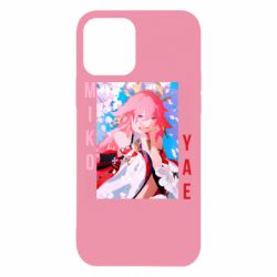Чехол для iPhone 12 Yae Miko art - PrintSalon