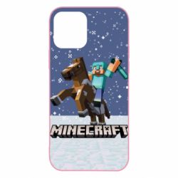 Чохол для iPhone 12 Зимовий Майнкрафт - PrintSalon