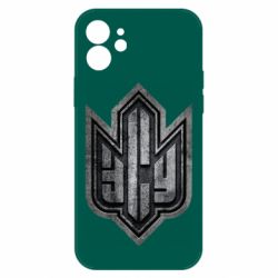 Чохол для iPhone 12 ЗСУ метал лого - PrintSalon