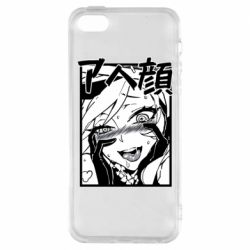 Чехол для iPhone5/5S/SE Ahegao Girl - PrintSalon