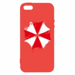 Чохол для iphone 5/5S/SE Амбрела арт бризки - PrintSalon