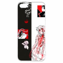 Чехол для iPhone5/5S/SE Anime collage - PrintSalon