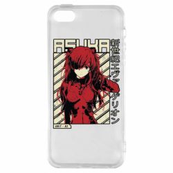Чохол для iphone 5/5S/SE Аска Євангеліон - PrintSalon