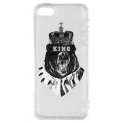 Чехол для iPhone5/5S/SE Bear King - PrintSalon
