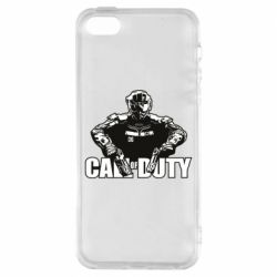 Чохол для iphone 5/5S/SE Боєць CoD - PrintSalon