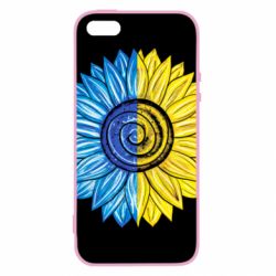 Чехол для iPhone5/5S/SE Большой подсолнух Украина - PrintSalon