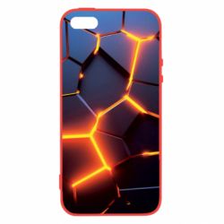 Чохол для iphone 5/5S/SE Cracked Blocks - PrintSalon
