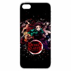 Чохол для iphone 5/5S/SE Demon Slayer - PrintSalon