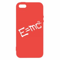 Чехол для iPhone5/5S/SE E=mc2 - PrintSalon