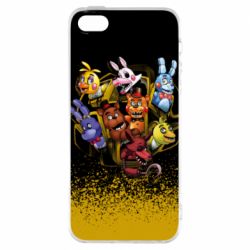 Чехол для iPhone5/5S/SE Five Nights At Freddy"s - PrintSalon