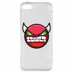 Чохол для iphone 5/5S/SE Geometry Dash Demon - PrintSalon