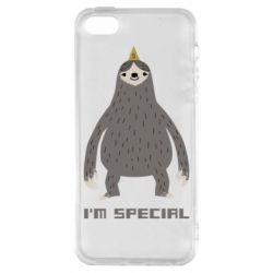 Чехол для iPhone5/5S/SE I'm special Sloth - PrintSalon