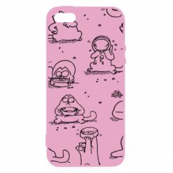 Чохол для iphone 5/5S/SE Кіт Саймона - PrintSalon